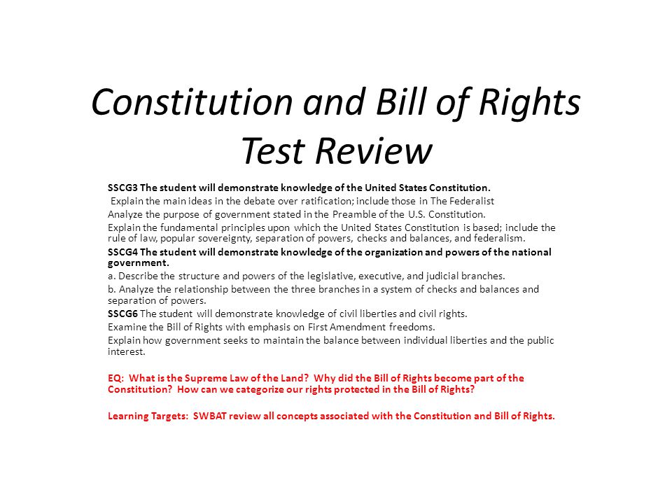 The differences between the bill of rights and the amendments